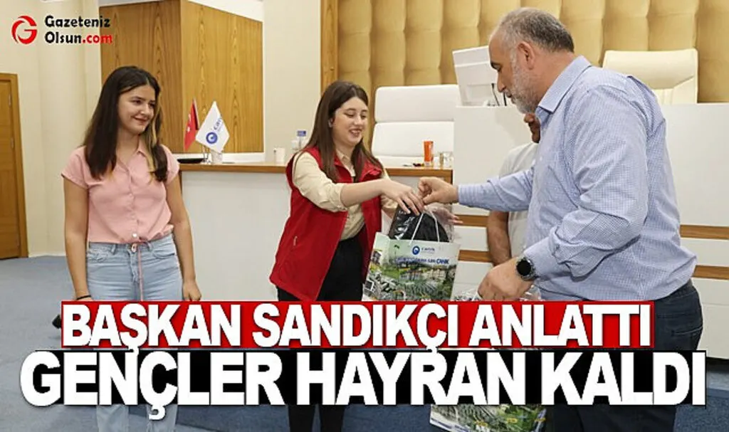 Başkan Sandıkçı Anlattı Gençler Hayran Kaldı