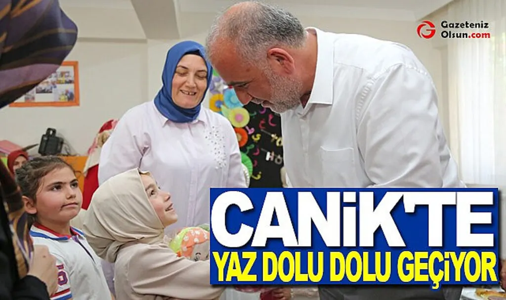 Canik’te Yaz Dolu Dolu Geçiyor