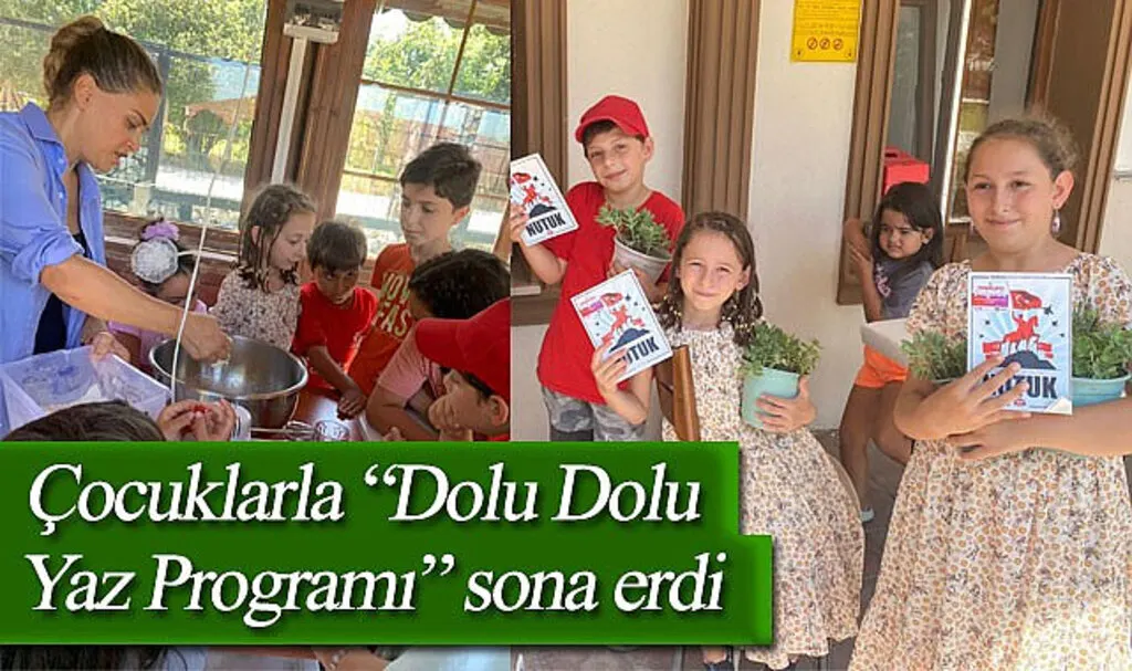 Çocuklarla Dolu Dolu Yaz Programı sona erdi