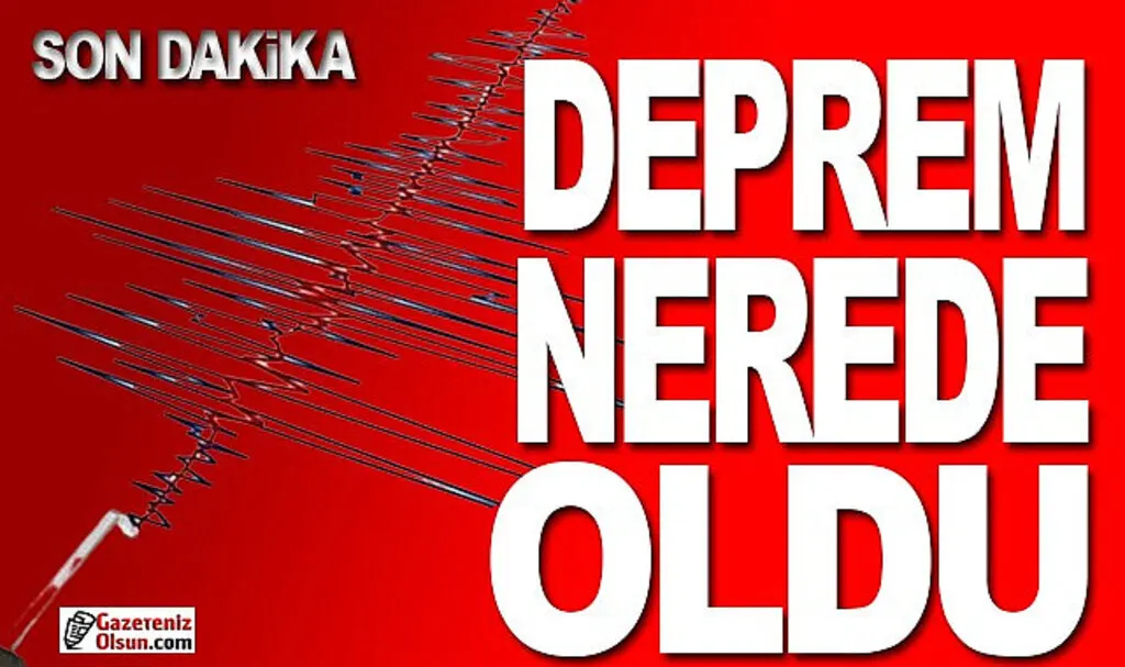 Deprem oldu Son Dakika Deprem Nerede Oldu Muğla'da Korkutan Deprem!
