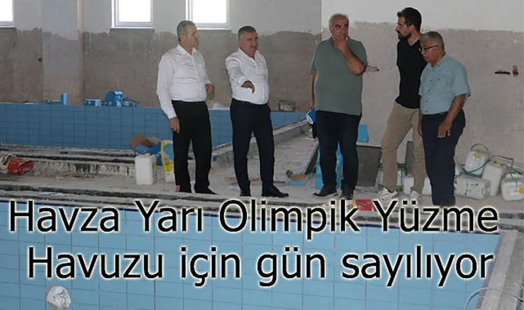 Havza Yarı Olimpik Yüzme Havuzu için gün sayılıyor