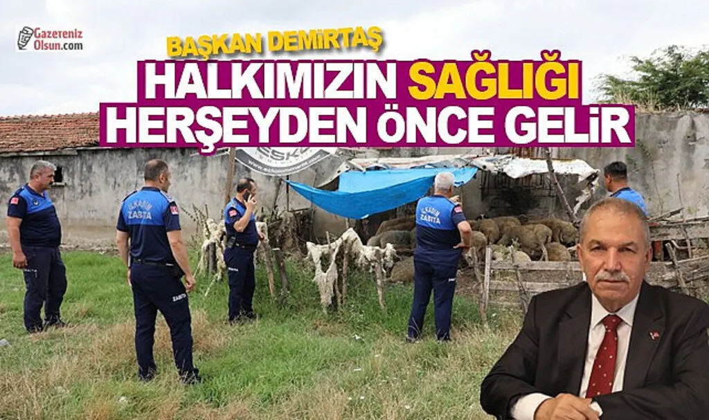 İlkadım Belediyesi Hayvan Yetiştiricilerini Denetledi