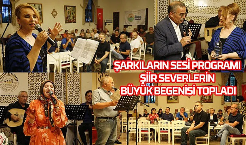 İlkadım Belediyesi'nden Şarkıların Sesi adlı şiir dinletisi programı