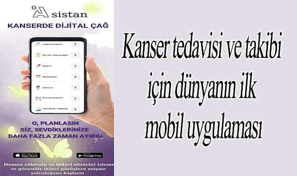Kanser tedavisi ve takibi için dünyanın ilk mobil uygulaması