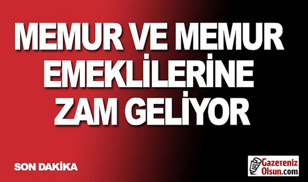 Memur ve memur emeklilerine zam geliyor, 2024'te yüzde 15+10  2025'te ise yüzde 6+5 zam
