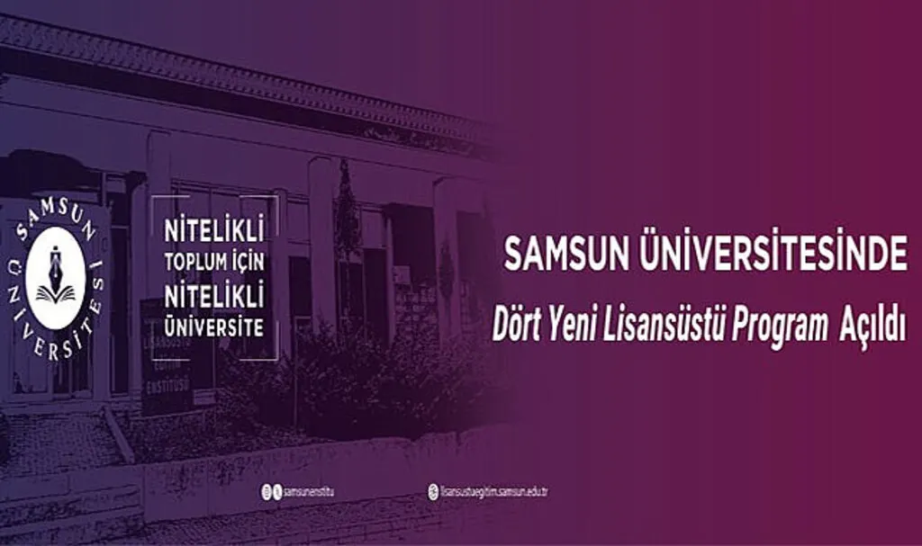 Samsun Üniversitesinde Dört Yeni Lisansüstü Program Açıldı
