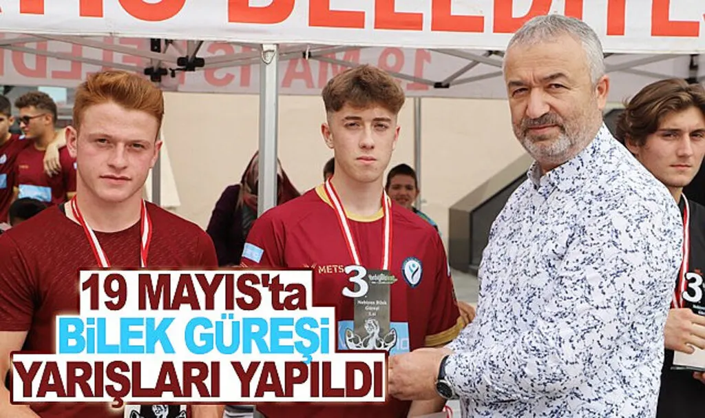 19 Mayıs’ta Bilek Güreşi Yarışları Yapıldı
