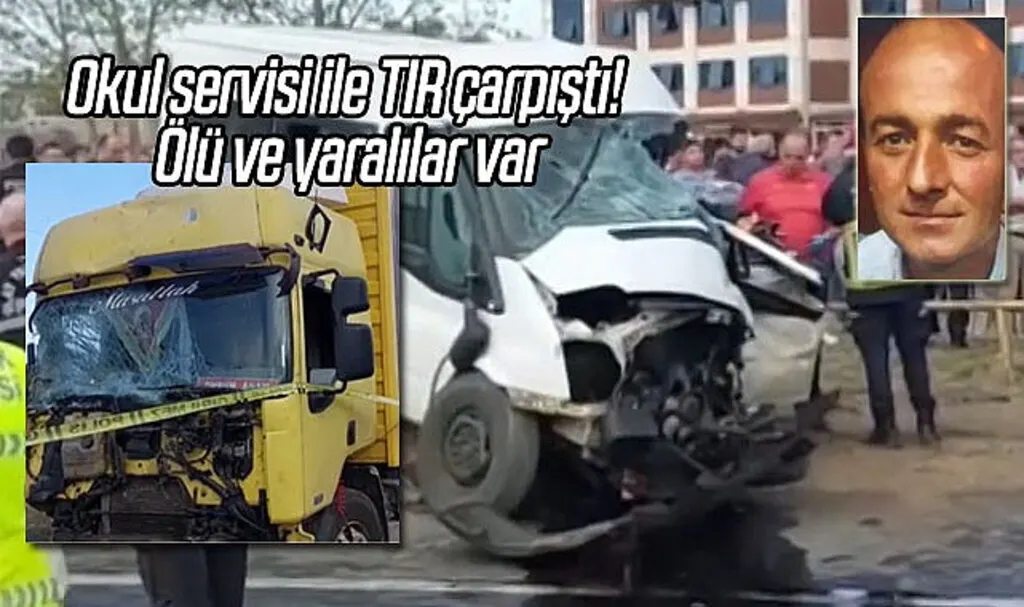 Atakum'da okul servisi ile TIR çarpıştı! 1 ölü 6 yaralı