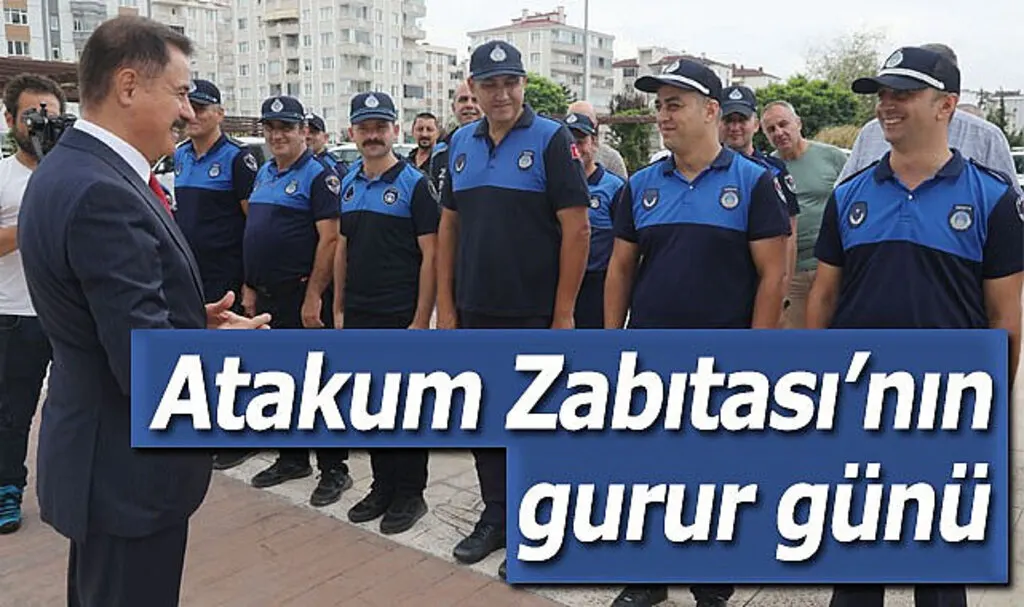 Atakum Zabıtası’nın gurur günü