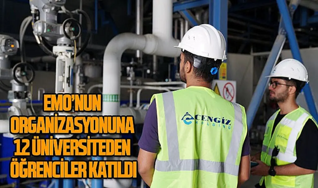 Genç mühendis adayları elektrik üretimini yerinde inceledi