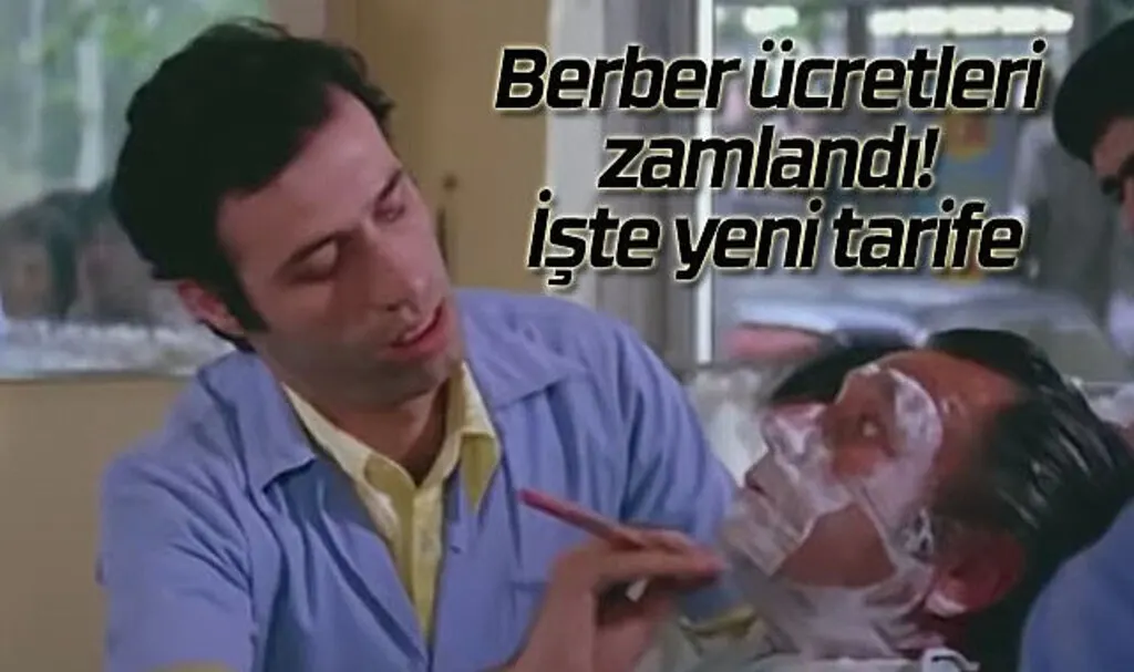 Samsun'da berber ücretlerine zam geldi! Samsun berber tıraş fiyat