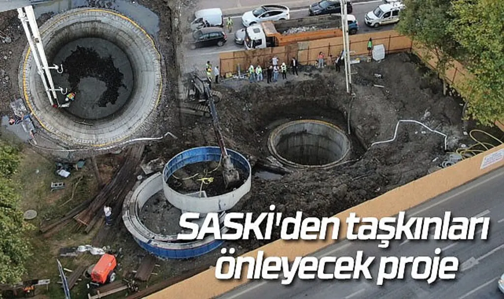 Samsun'da selleri önlemek için Yağmursuyu Keson Terfi Merkezi inşa ediliyor