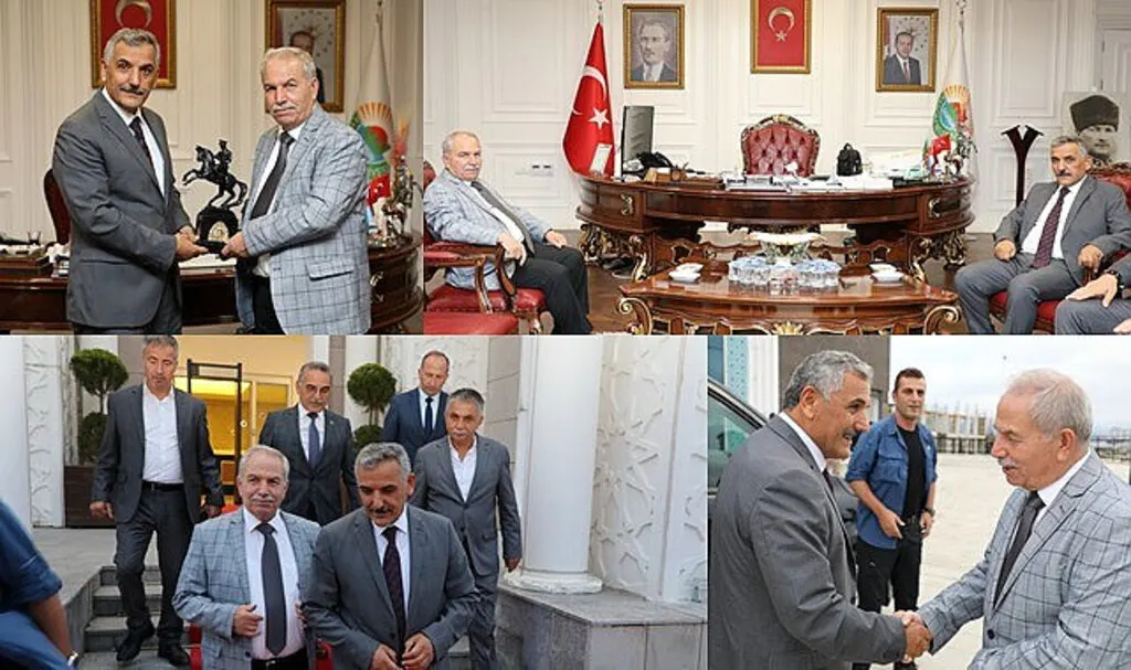 Samsun eski Valisi Kaymak Başkan Demirtaş'ı ziyaret etti