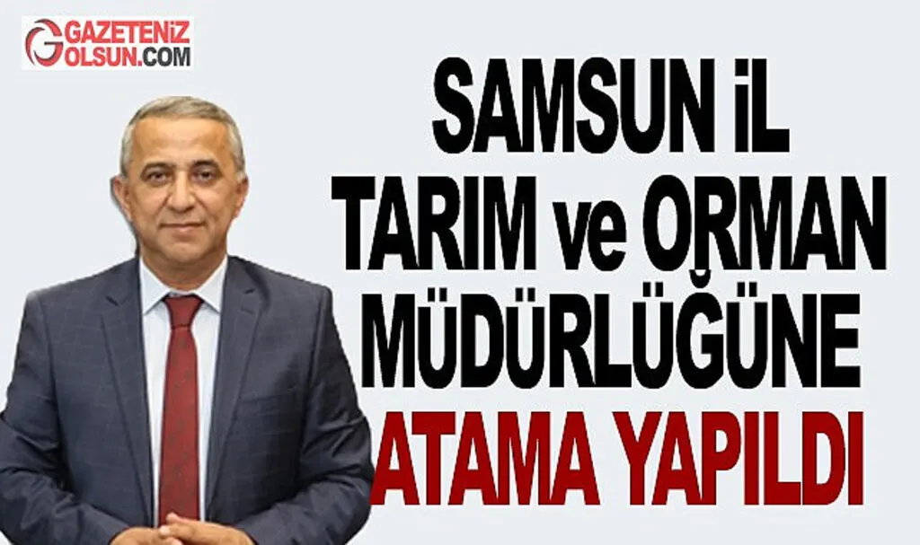 Samsun İl Tarım ve Orman Müdürlüğüne İbrahim Sağlam Atandı İbrahim Sağlam Kimdir?