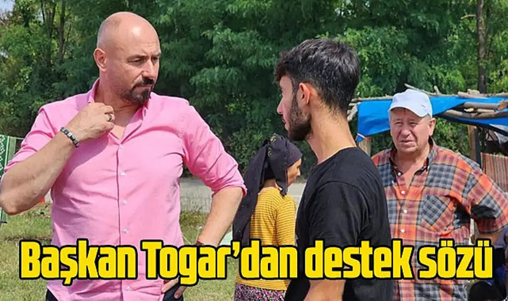 Tekkeköy Belediyesi sel afeti için sahada! Başkan Togar'dan destek sözü