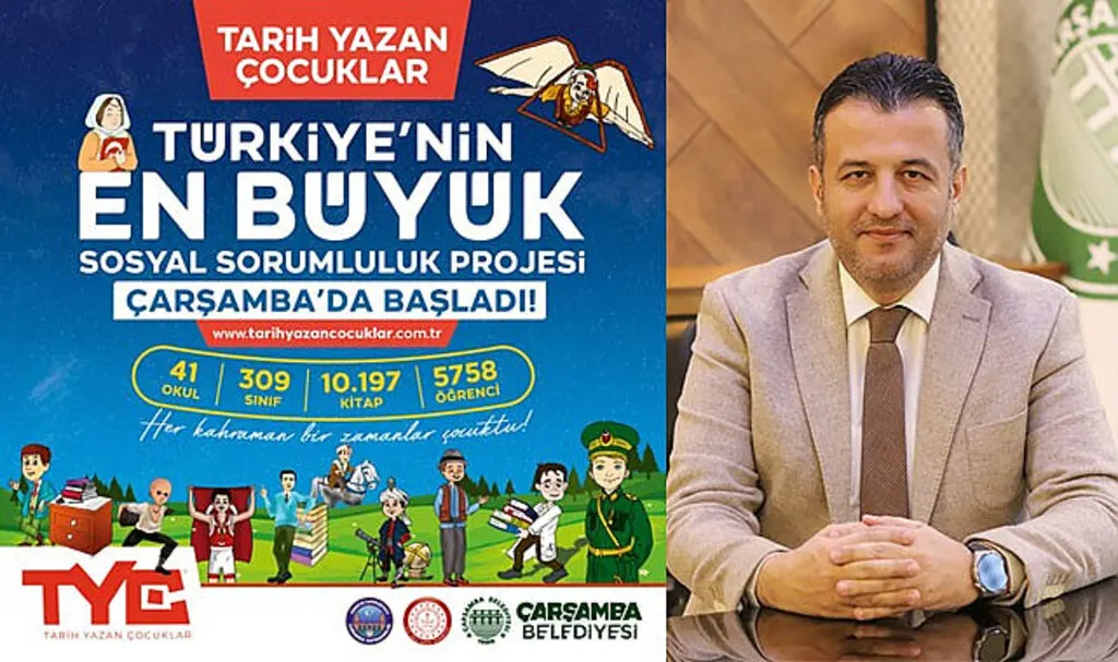 Türkiye'nin en büyük sosyal sorumluluk projesi Çarşamba'da başladı