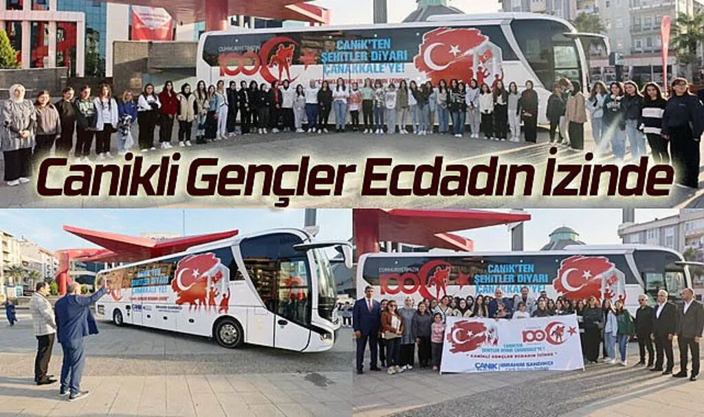 Başkan İbrahim Sandıkçı öğrencileri Çanakkale’ye uğurladı