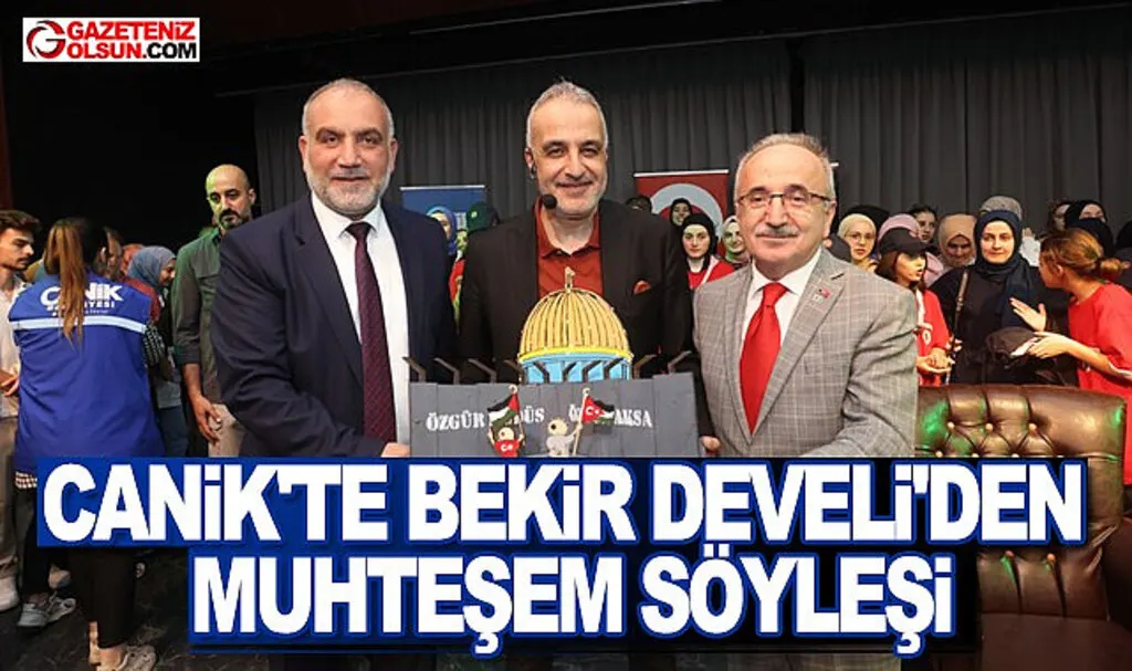 Canik Belediyesi Yapımcı ve Yazar Bekir Develi’yi vatandaşlarla buluşturdu