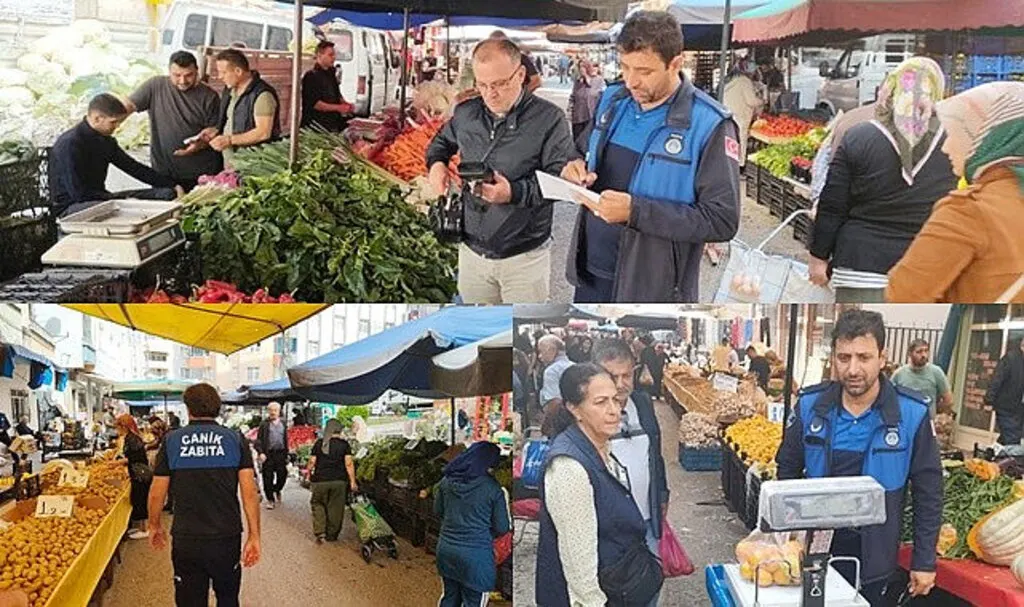Canik’te Semt Pazarları Denetim Altında
