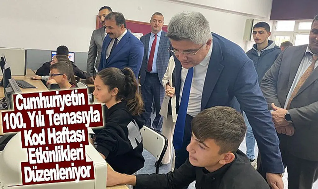 Cumhuriyetin 100. Yılı Temasıyla Kod Haftası Etkinlikleri Düzenleniyor