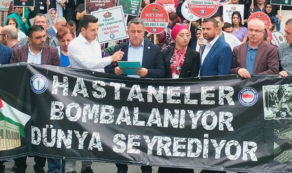 Sağlık-Sen Samsun Teşkilatı Filistin için ayakta