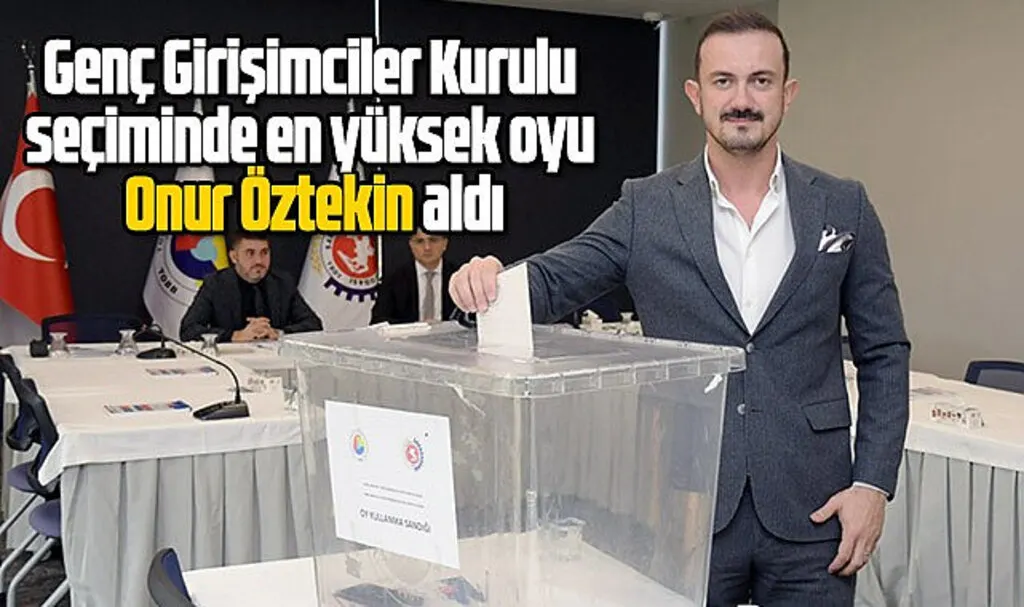 Samsun Genç Girişimciler Kurulu seçiminde en yüksek oyu Onur Öztekin aldı