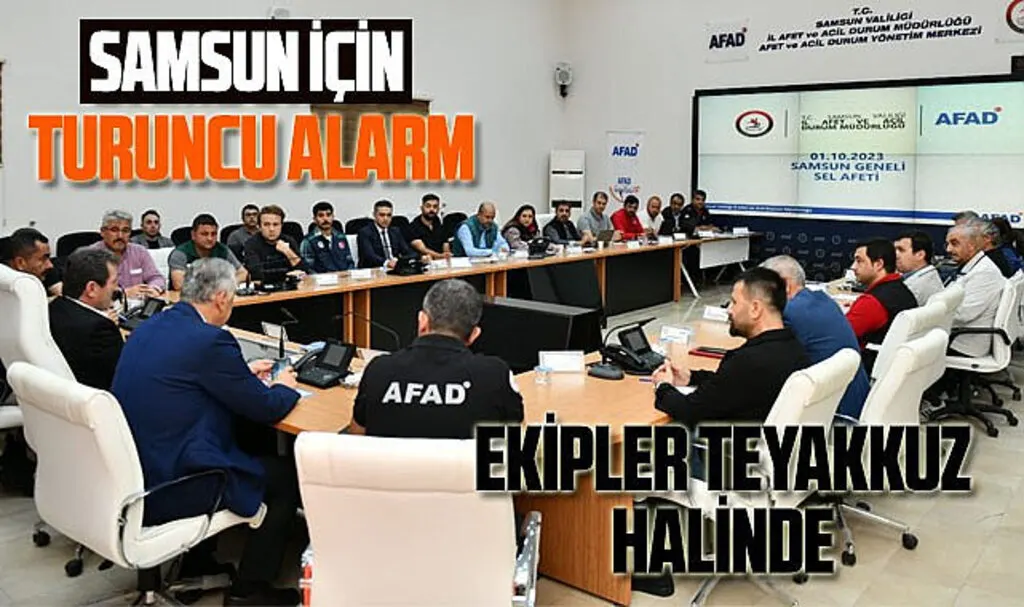 Samsun için turuncu alarm! 2 Ekim Pazartesi Samsun Hava Durumu Samsun Sel Haberleri