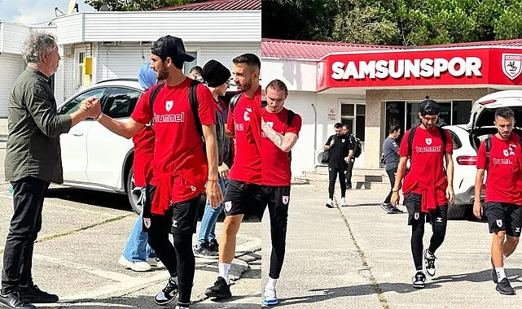 Samsunspor Rize'ye hareket etti! Samsunspor Çaykur Rizespor maç kadrosu