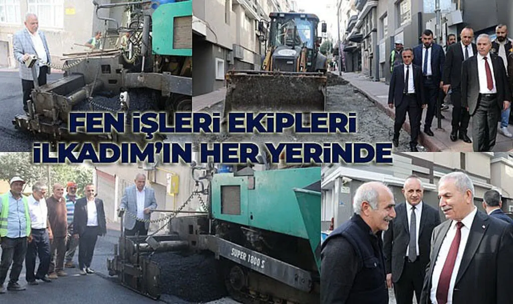 Başkan Demirtaş saha çalışmalarını yerinde inceliyor
