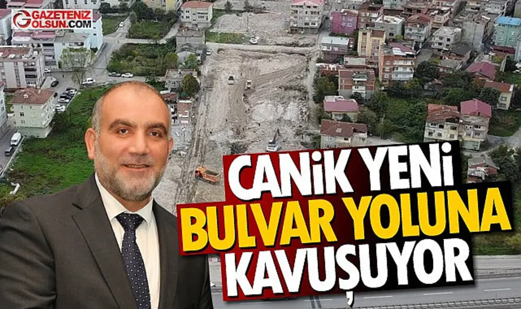 Canik Yeni Bulvar Yoluna Kavuşuyor 