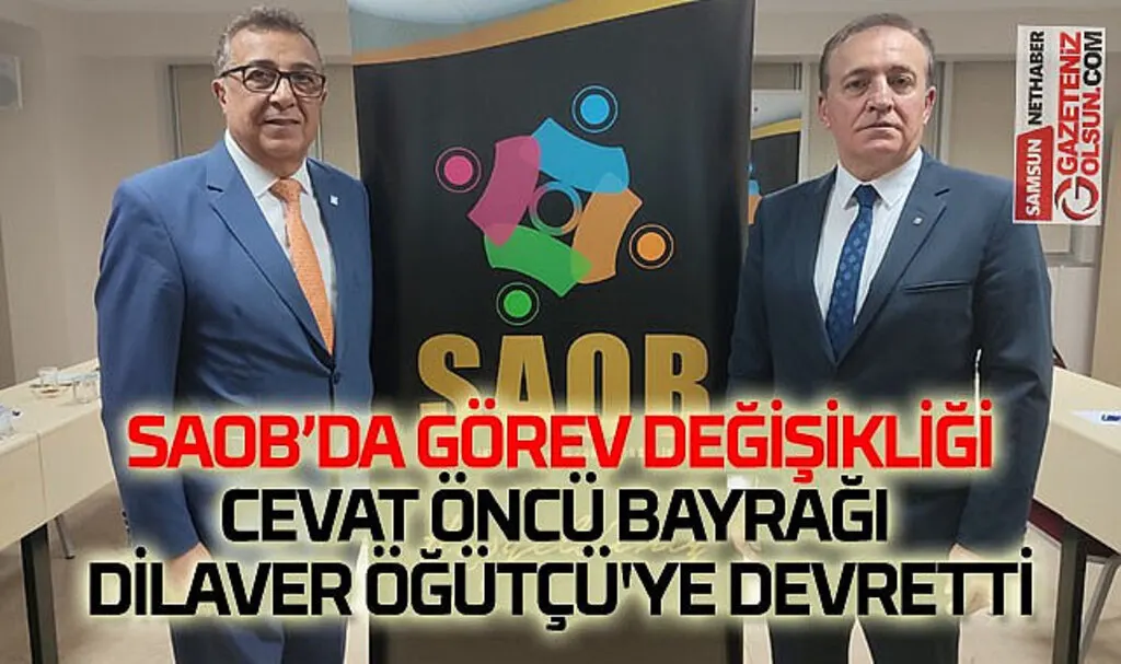 Cevat Öncü bayrağı Dilaver Öğütçü'ye devretti