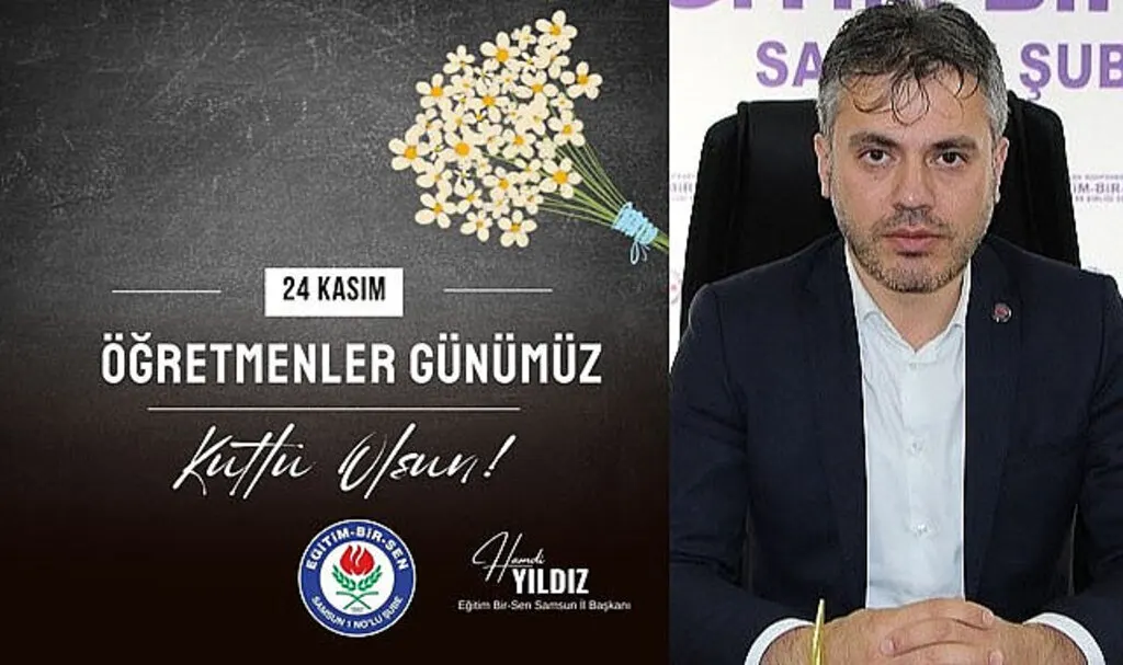 Eğitim Bir Sen Samsun İl Başkanlığı'ndan 24 Kasım Mesajı
