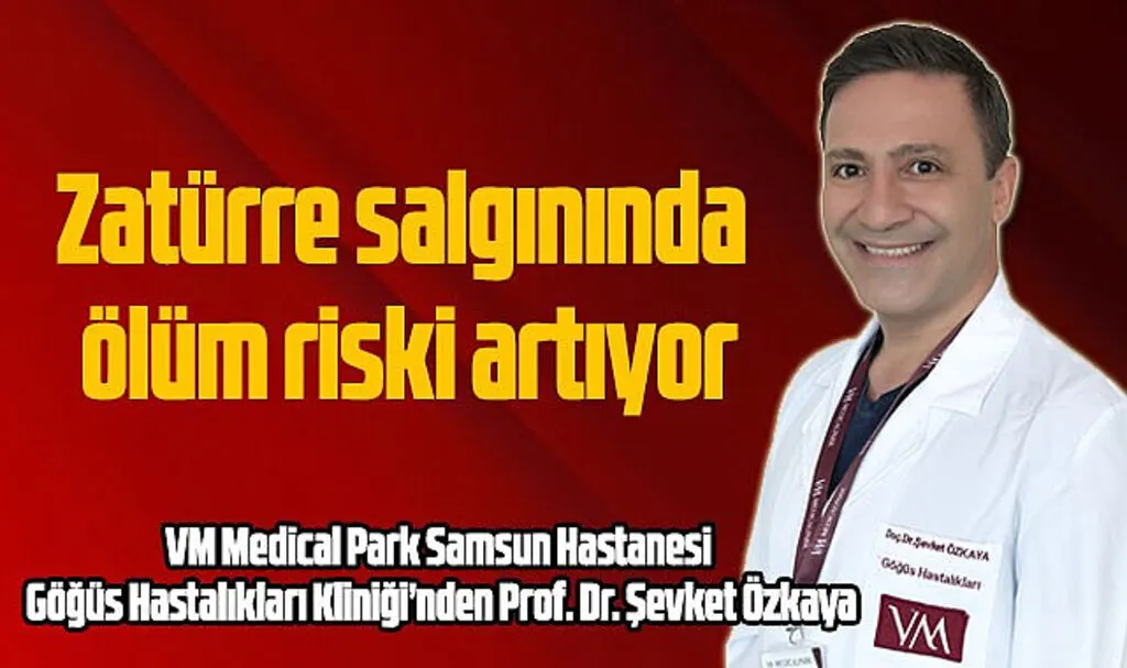 Özkaya: Zatürre salgınında ölüm riski artıyor