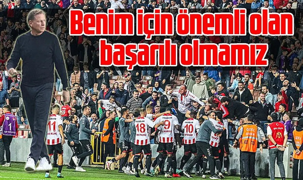 Samsunsporlu Markus Gisdol: 3 puan aldığımız için mutluyum
