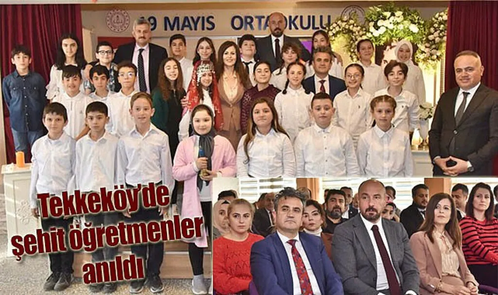 Tekkeköy’de şehit öğretmenler anıldı