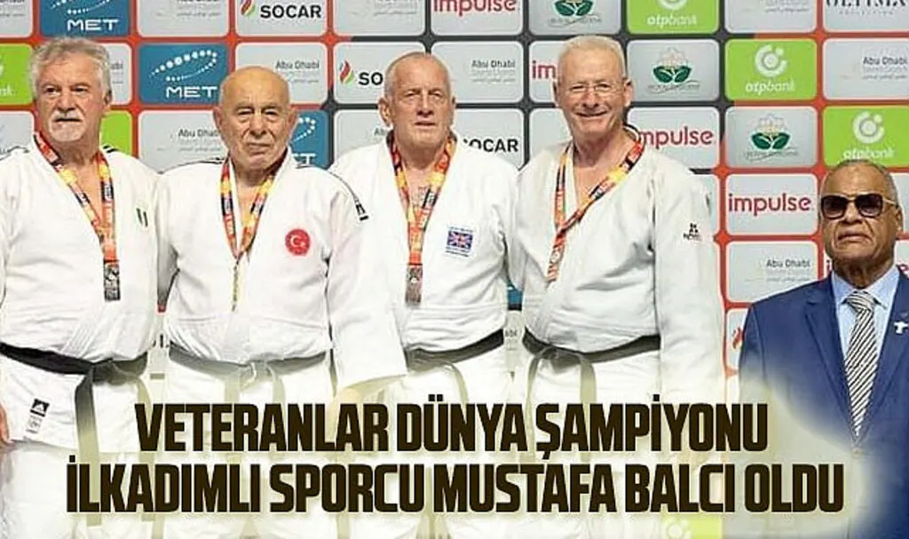 Veteranlar Dünya Şampiyonu İlkadımlı Sporcu Mustafa Balcı oldu