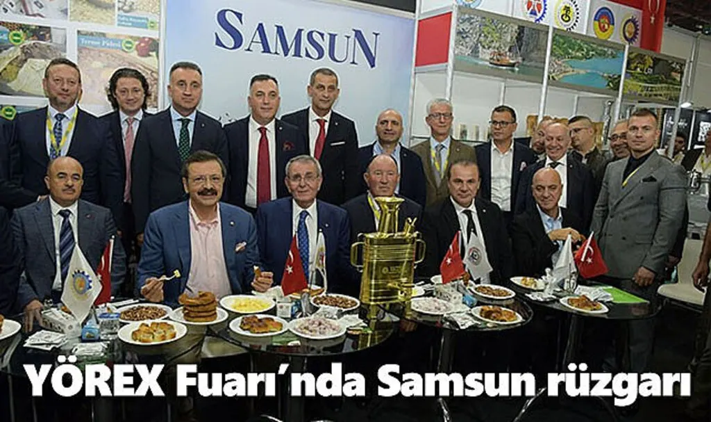 YÖREX Fuarı’nda Samsun ürünlerine yoğun ilgi