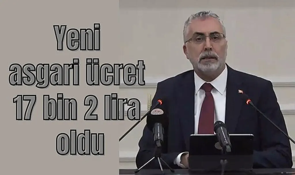 2024 yılında geçerli olacak asgari ücreti açıkladı