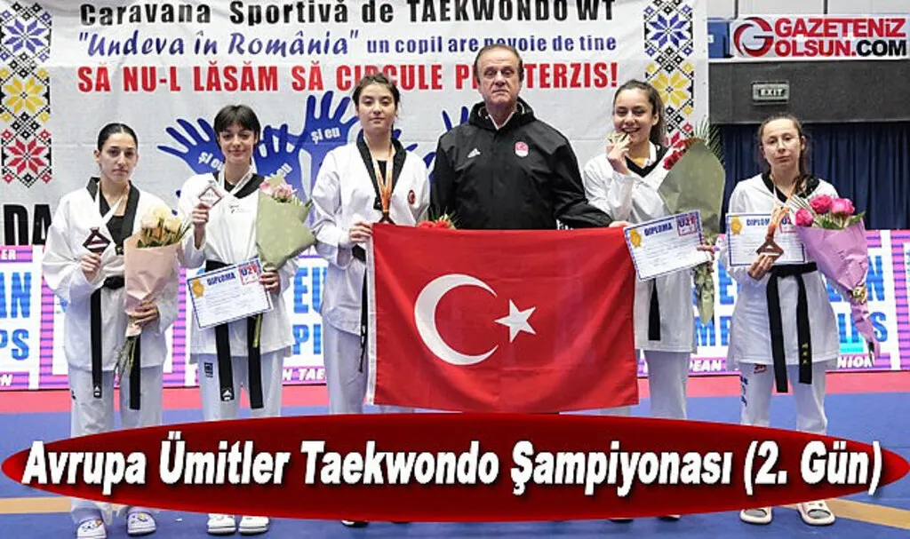 Avrupa Ümitler Taekwondo Şampiyonası ikinci gününde Türkiye 5 madalya kazandı