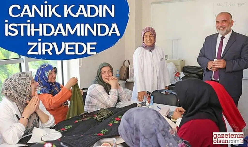 Canik Kadın İstihdamında Zirvede