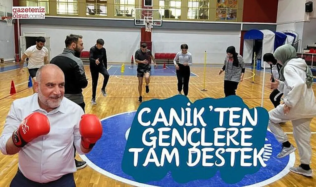 Canik’ten Gençlere Tam Destek 