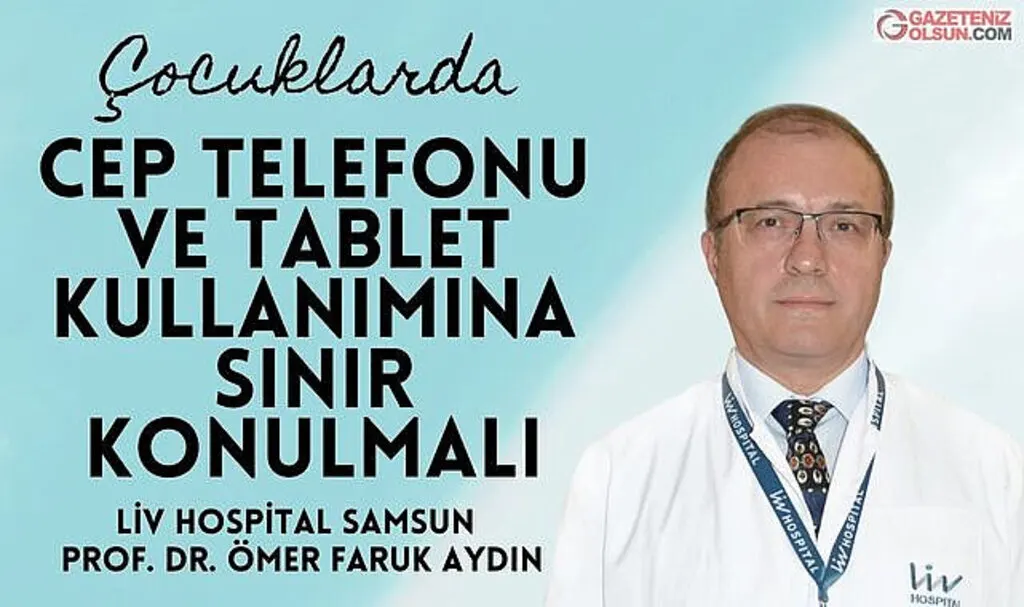 Çocuklarda cep telefonu ve tablet kullanımına sınır konulmalı