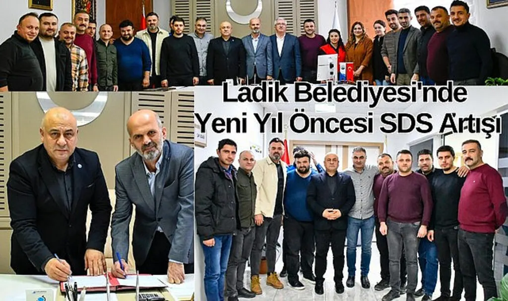 Ladik Belediyesi'nde Yeni Yıl Öncesi SDS Artışı