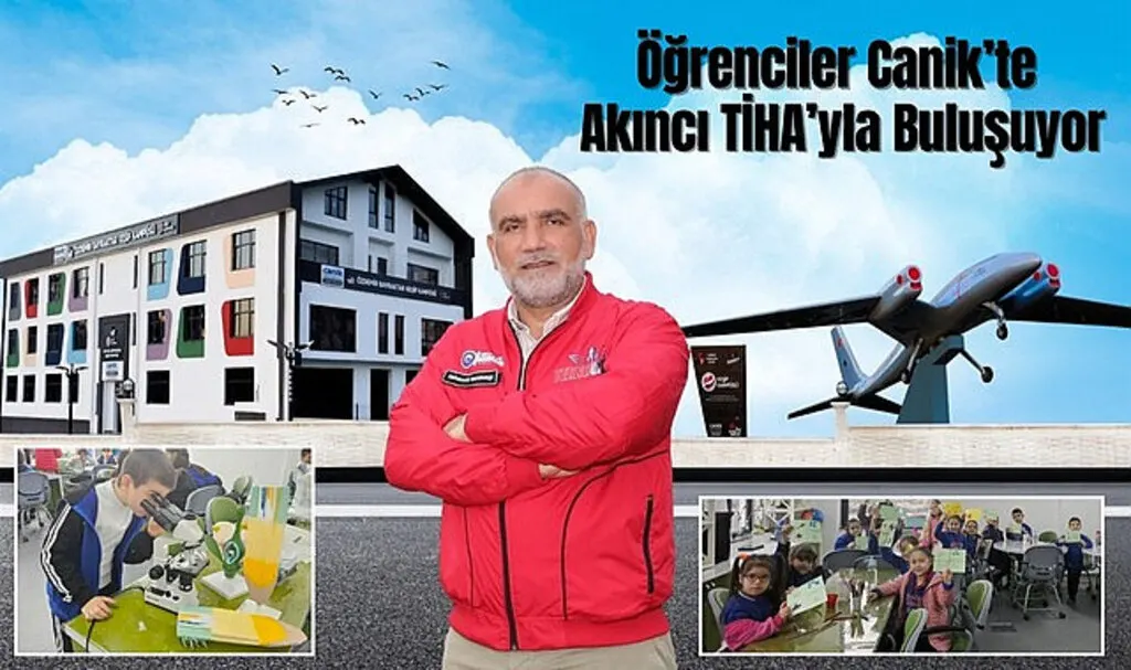 Öğrenciler Canik’te Akıncı TİHA’yla Buluşuyor