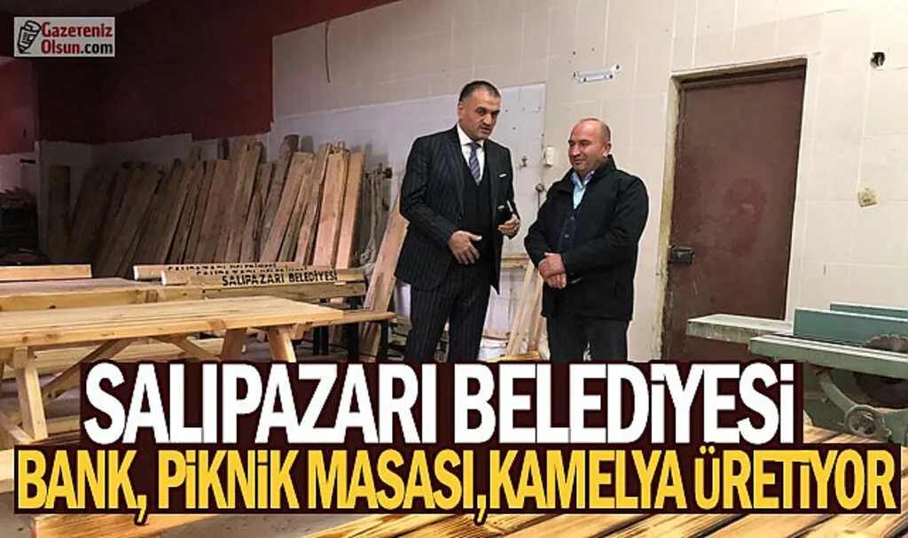 Salıpazarı Belediyesi'nde Üretim Devam Ediyor