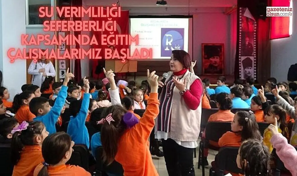 Su Verimliliği Seferberliği Kapsamında Eğitim Çalışmaları Başladı