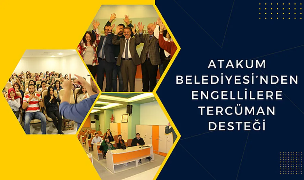 Atakum Belediyesi'nden engellilere tercüman desteği 