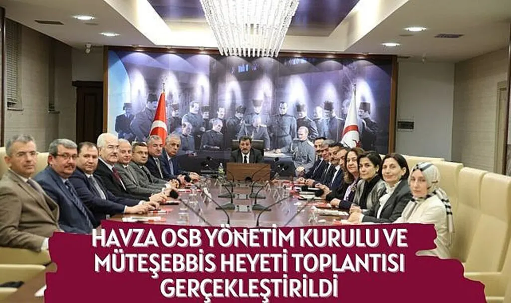 Havza OSB yönetimi toplandı