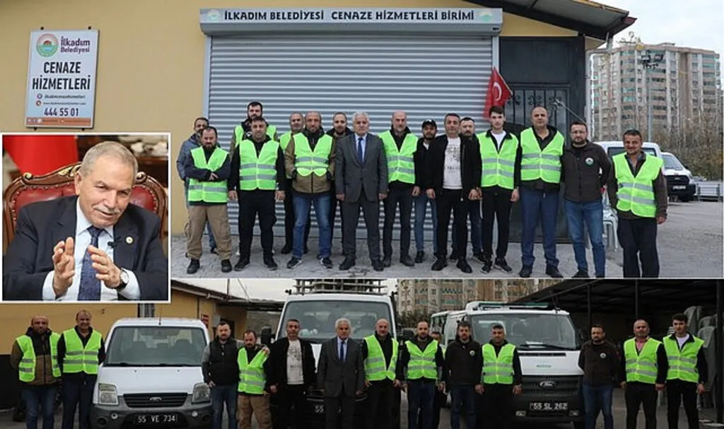 İlkadım Belediyesi cenaze hizmetleri takdir topluyor