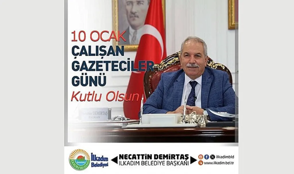 İlkadım Belediyesi'nden 10 Ocak Mesajı